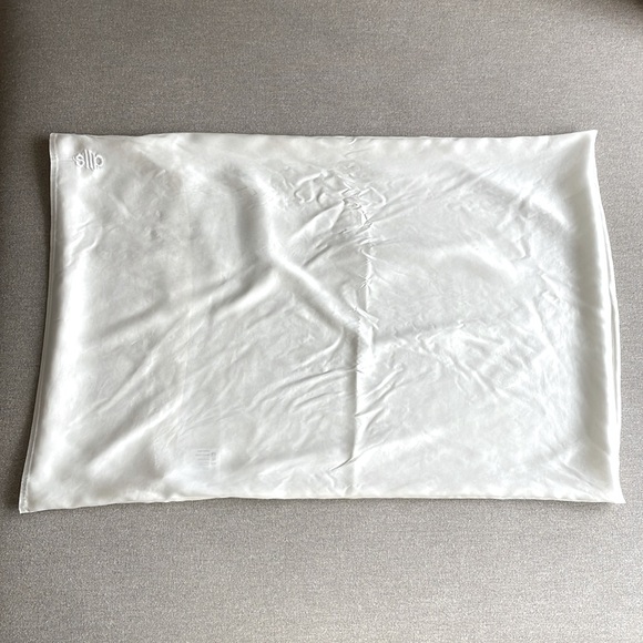 SLIP 100% Pure Mulberry Silk Queen Envelope Pillowcase – Ivory – Like New - Picture 2 of 9
